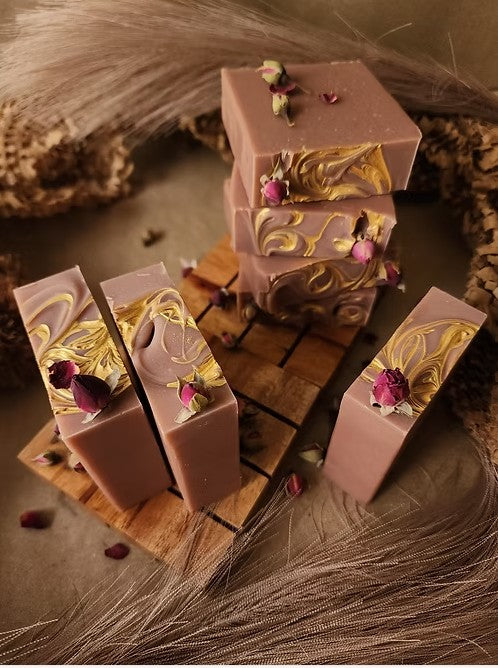 French Rose with pink clay