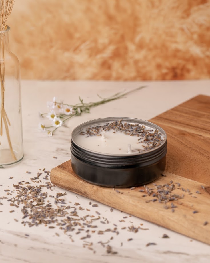 Simply Lavender Tin Candle