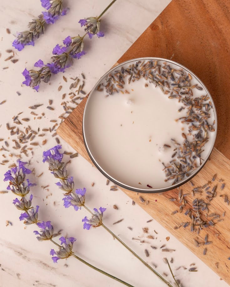 Simply Lavender Tin Candle