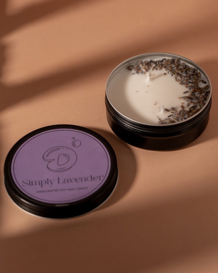 Simply Lavender Tin Candle