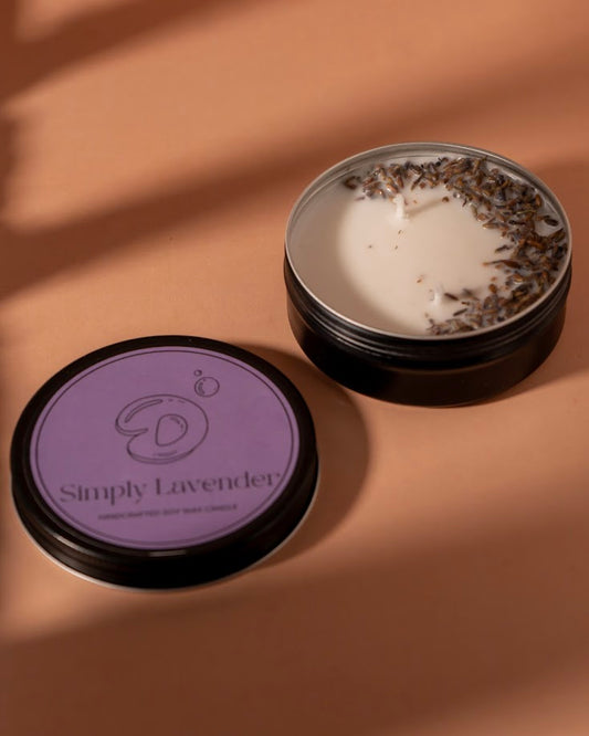 Simply Lavender Tin Candle