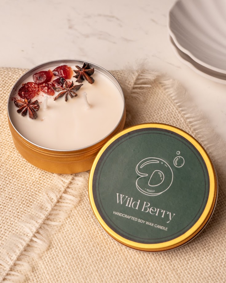 Wild Berry Tin Candle
