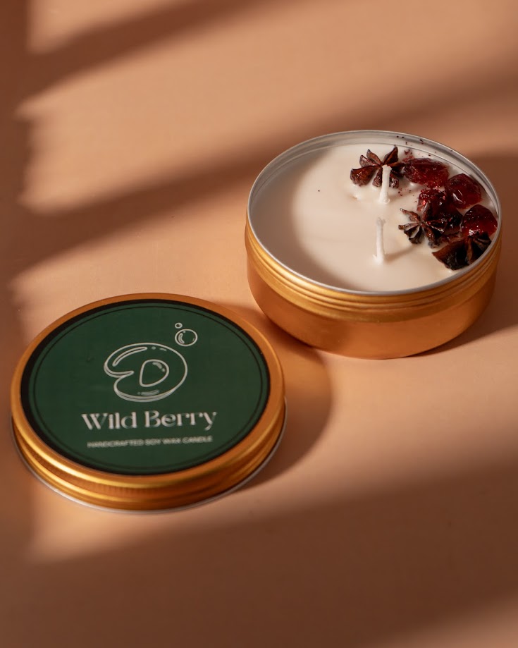 Wild Berry Tin Candle