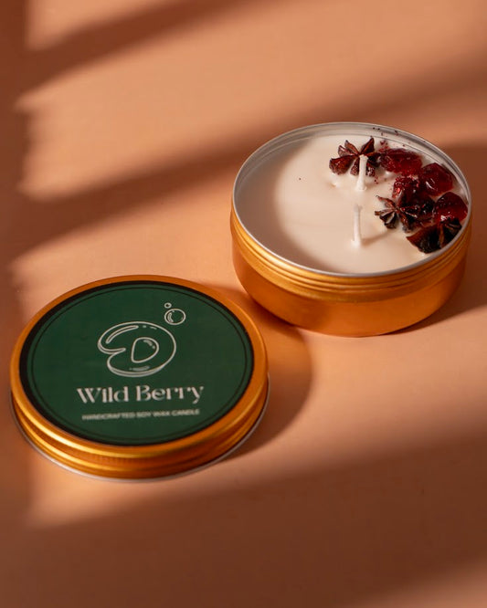 Wild Berry Tin Candle