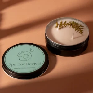 Spa Day Revival Tin Candle